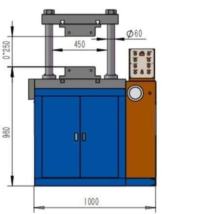Anyang ST STP 30 - 50 ton Hydraulic Press - Blacksmith Source Tool Company