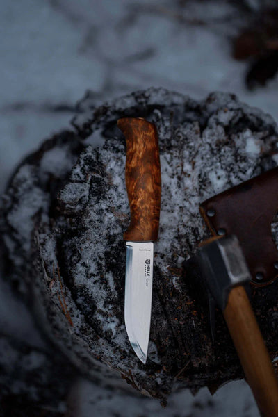 Gaupe Helle bushcraft outdoors hunting sport knife - Blacksmith Source Tool Company