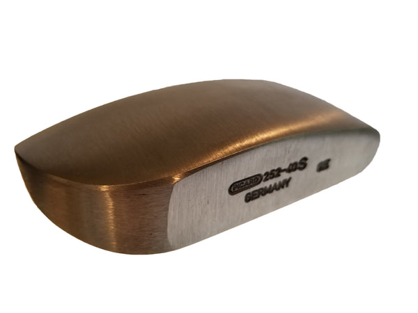 Smooth Toe Pattern Anvil Block Dolly 2524000 Bumping Tool - Blacksmith Source Tool Company