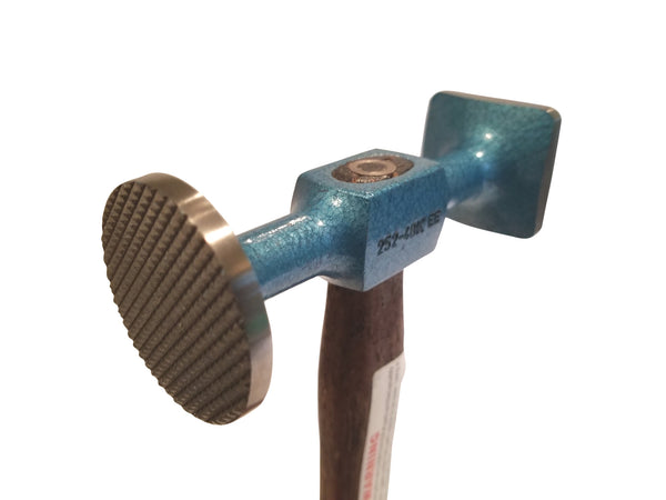 Planishing Checked & Smooth Face 2524812 Bumping Hammer - Blacksmith Source Tool Company