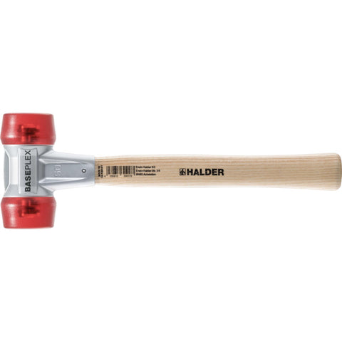 Baseplex Mallet 3906 Soft Face Mallet with Red Cellulose Acetate Insert Face - Blacksmith Source Tool Company 