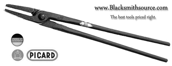 004700 Flat Jaw Blacksmith Tongs by Picard - Blacksmith Source Tool Company 