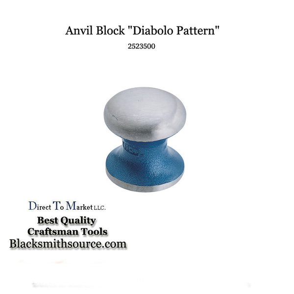 Diablo Anvil Block Dolly 2523500 Bumping Tool - Blacksmith Source Tool Company