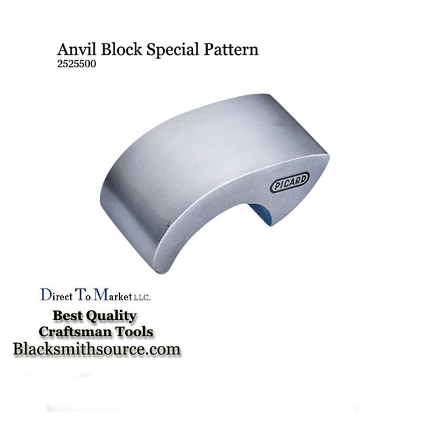 Special Pattern Dolly Anvil Block 2525500 Bumping Tool - Blacksmith Source Tool Company