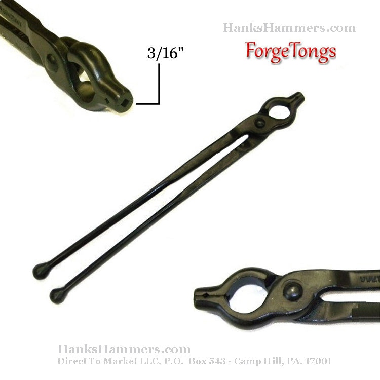 Blacksmith V-bit Bolt 3/16 Forge tongs – Blacksmith Source Tool Company