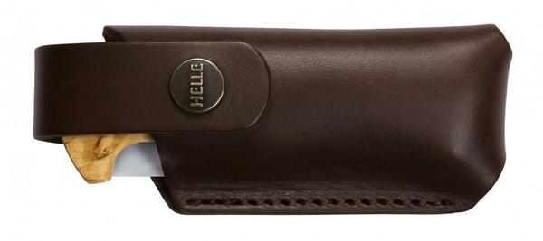 Dokka outdoor folding Knife backwoods with Leather Sheath - Blacksmith Source Tool Company