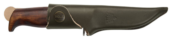 Helle Speider outdoor bushcraft sport knife green sheath - Blacksmith Source Tool Company