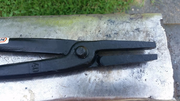 004700 Flat Jaw Blacksmith Tongs by Picard - Blacksmith Source Tool Company