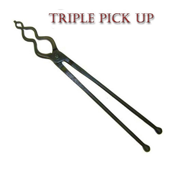 Triple Pick Forge Tongs - Blacksmith Source Tool Company