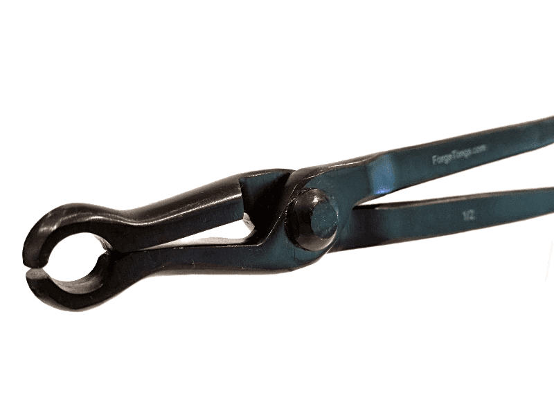 Short Nose Scrolling Forge Tongs 12 Reins