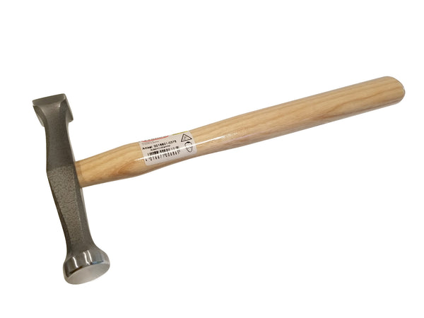 Tinsmith Silver Goldsmith 16801 Planishing Square & Round Face Polishing Hammer - Blacksmith Source Tool Company