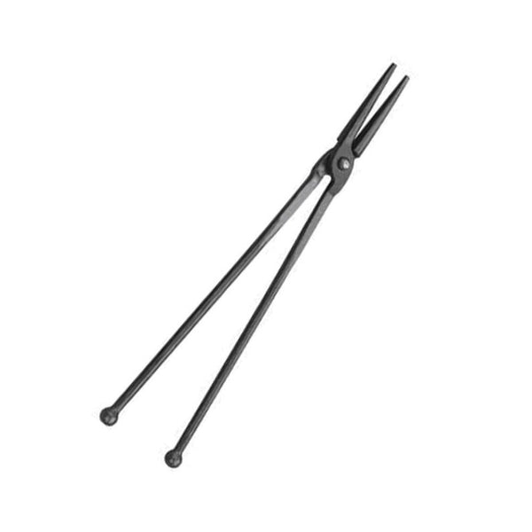 Long Needle Scrolling Forge Tongs - Blacksmith Source Tool Company