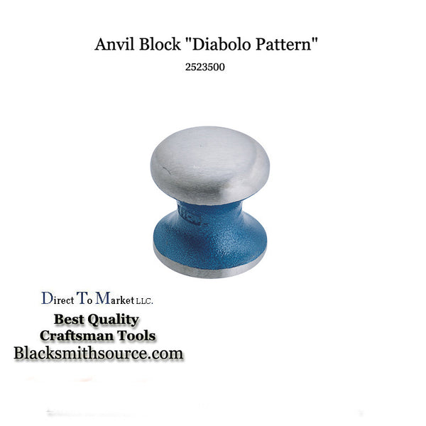 Diablo Anvil Block Dolly 2523500 Bumping Tool - Blacksmith Source Tool Company 