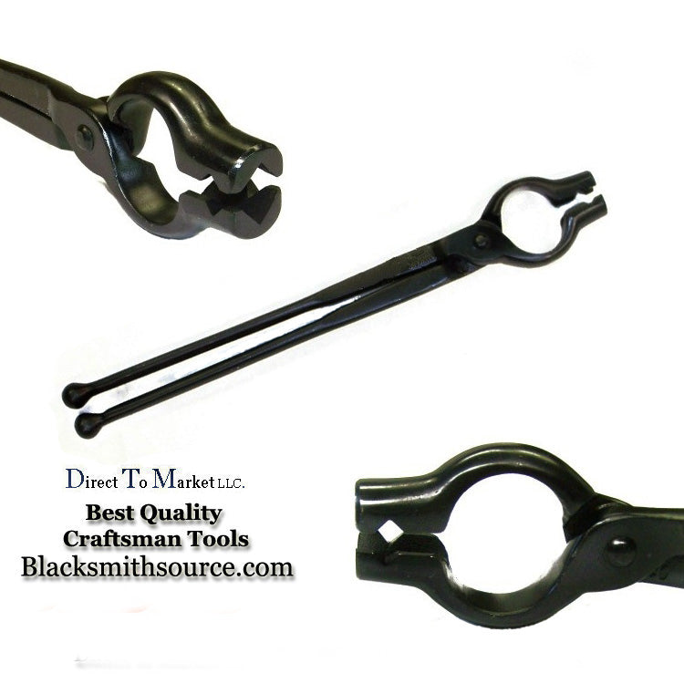 Blacksmith V-bit Bolt 7/8" Forge tongs - Blacksmith Source Tool Company 