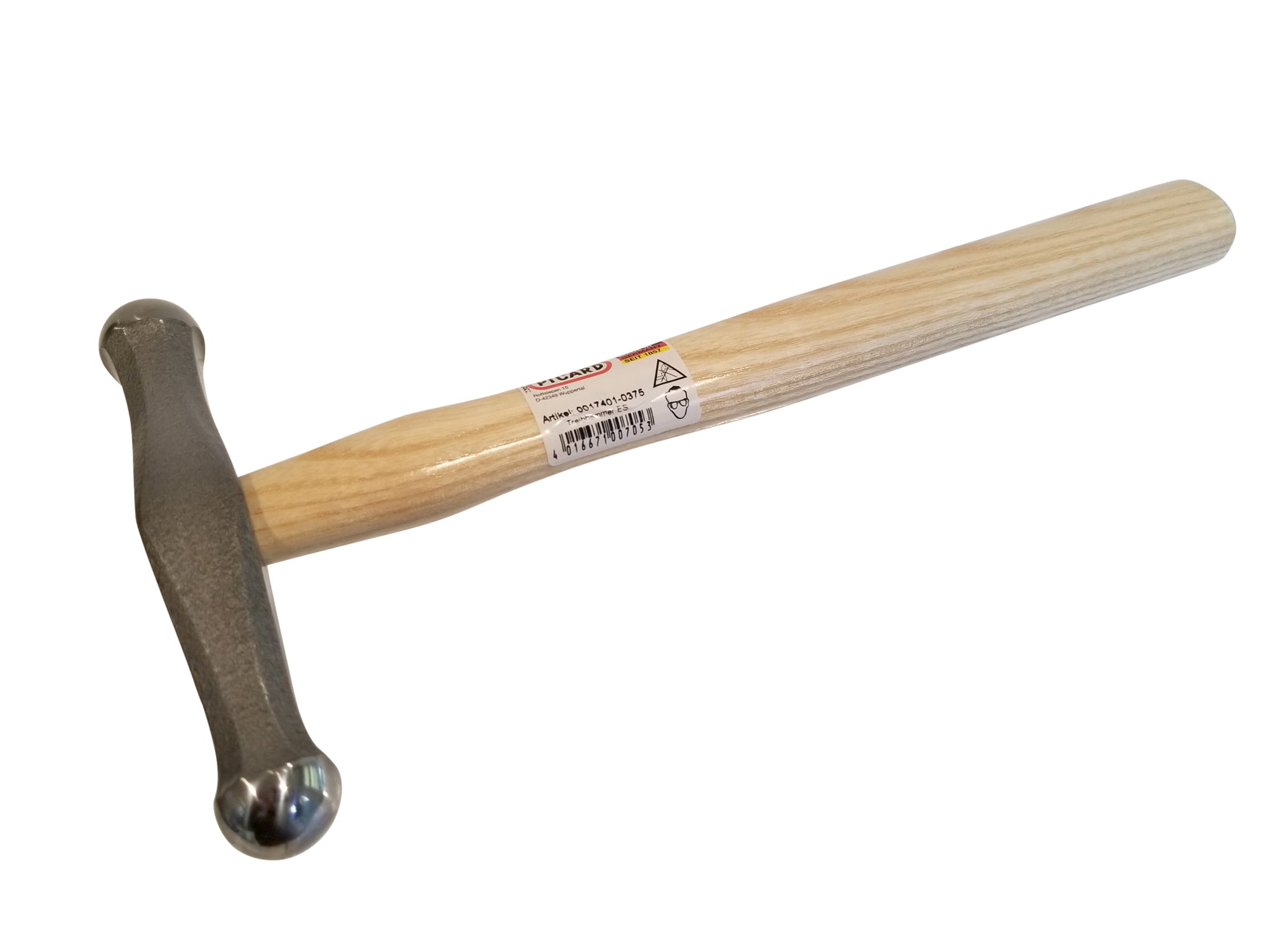 Martello Per Sbalzo Picard 0017401, 375g - Con Testa Diversa E Manico In Legno Di Frassino