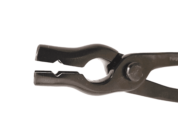 Blacksmith V-bit Bolt Long Jaw 3/8" Forge tongs - Blacksmith Source Tool Company 