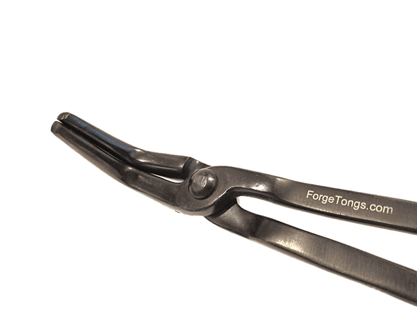 90 Degree Scrolling Forge Tongs - Blacksmith Source Tool Company 