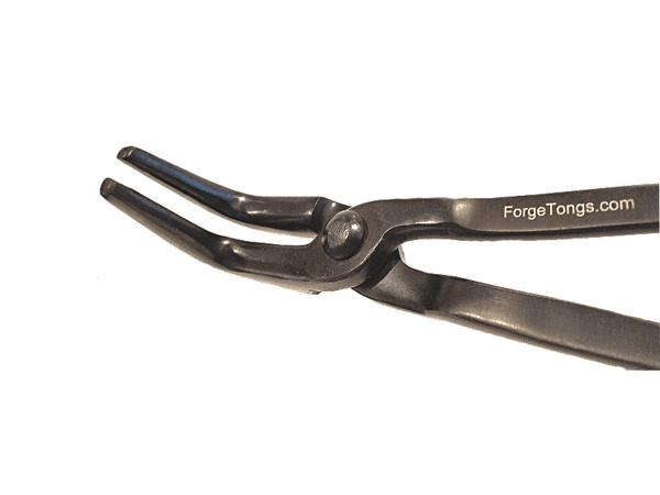 90 Degree Scrolling Forge Tongs - Blacksmith Source Tool Company 